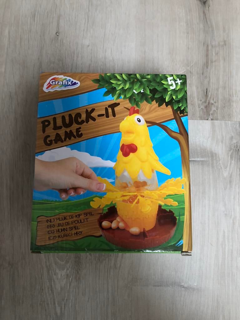 Pluck-it game, Ophalen, Zo goed als nieuw