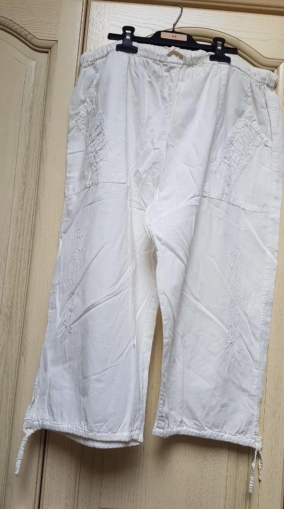 Pantalon en lin 3/4 (M) Qianhe, Vêtements | Femmes, Autre, Trois-quarts, Taille 38/40 (M), Enlèvement ou Envoi
