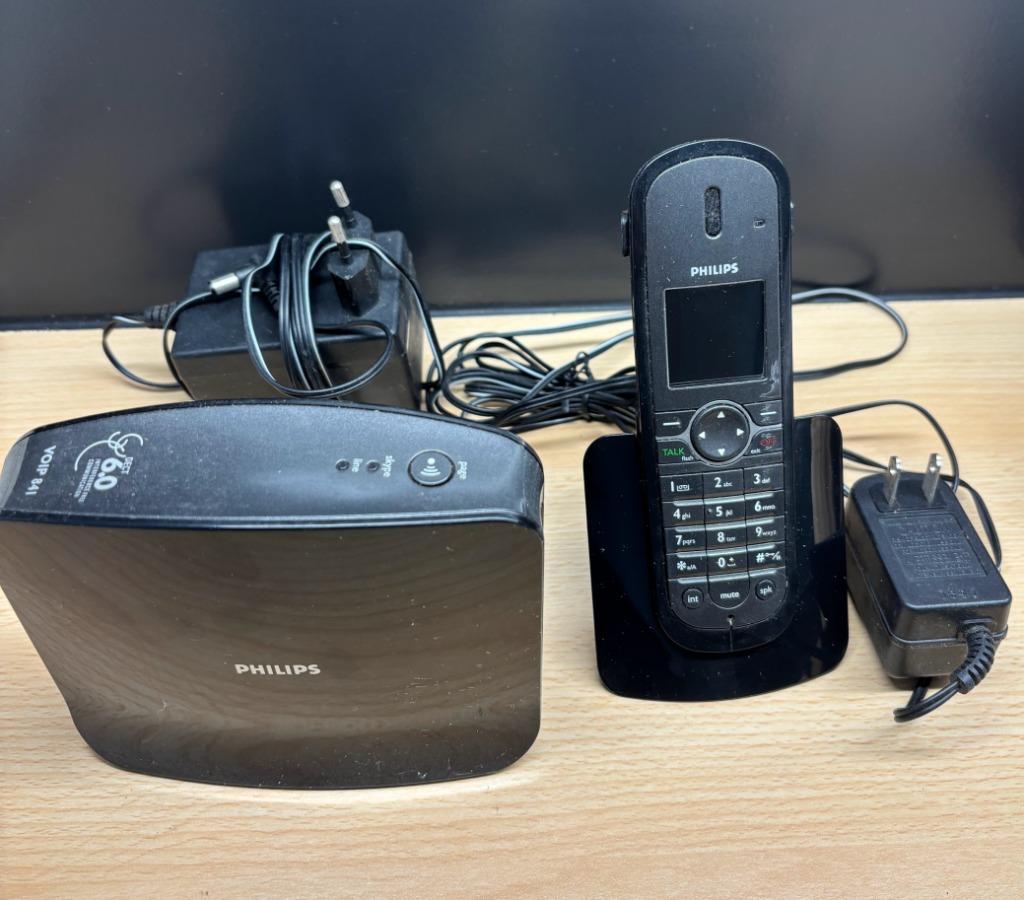 Philips VOIP841 DECT- & Skype-telefoon, Telecommunicatie, Ophalen of Verzenden, Gebruikt, Telefoon