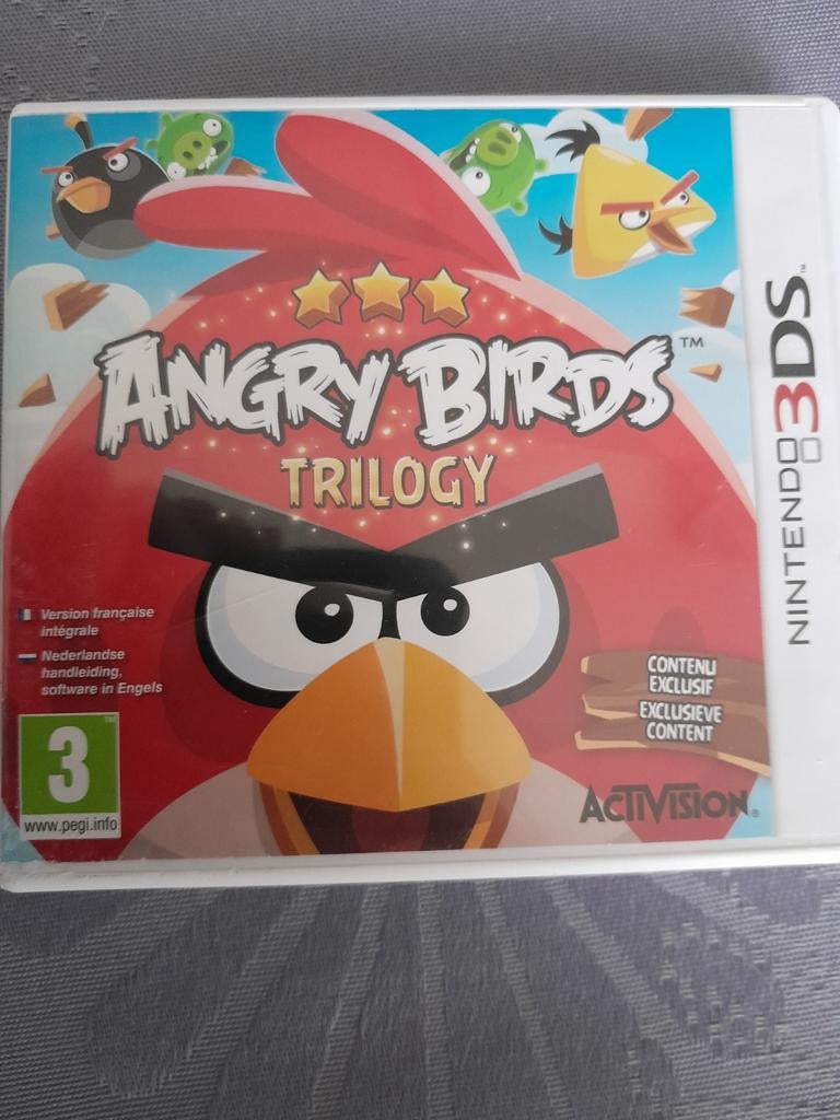 Angry birds trilogy, Consoles de jeu & Jeux vidéo, Jeux | Nintendo 2DS & 3DS, Enlèvement ou Envoi, 2 joueurs, Comme neuf, À partir de 3 ans