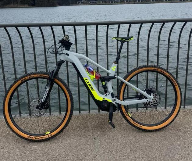 Cube stereo race elektrisch mountainbike L, Fully, Ophalen of Verzenden, Zo goed als nieuw