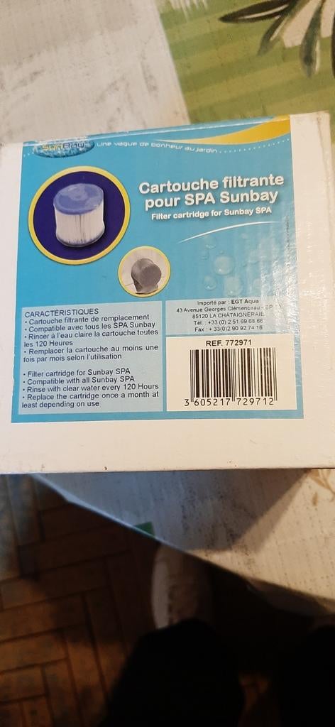 Cartouche filtrante  pour spa, Jardin & Terrasse, Enlèvement, Comme neuf