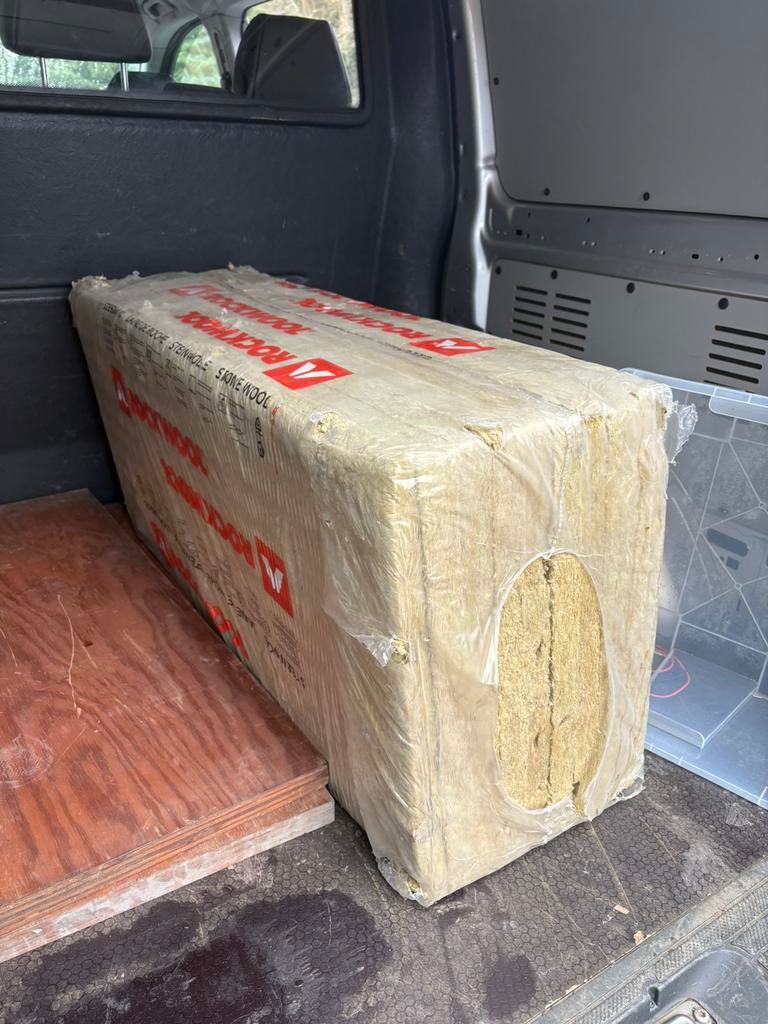 Rockwool 40 mm x 570 mm, Ophalen, Zo goed als nieuw, Steenwol