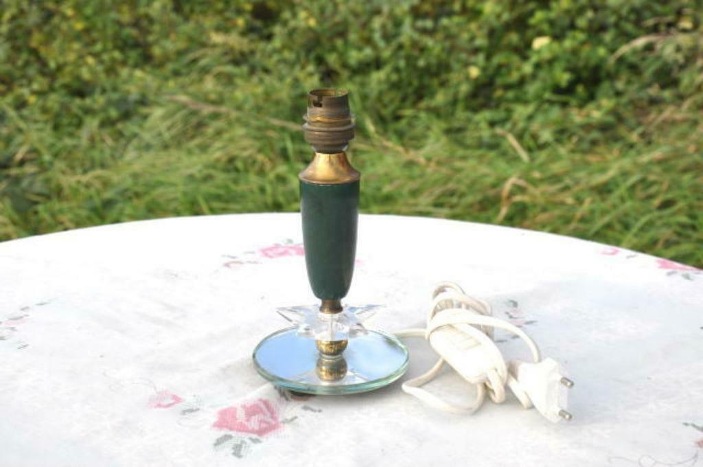 §  pied de lampe ancienne, Antiek en Kunst, Antiek | Verlichting, Ophalen of Verzenden