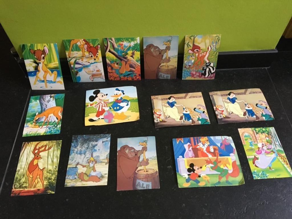 Disney postkaarten uit 1975   14 stuks onbeschreven, Verzamelen, Ophalen of Verzenden