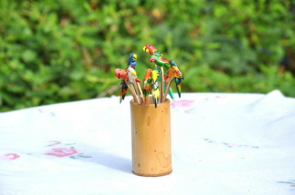 § 12 piques apero exotique, Enlèvement ou Envoi, Neuf, Autres matériaux, Autres types