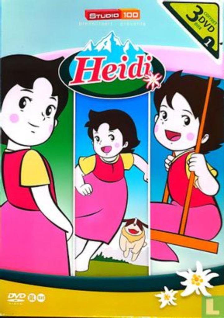 Studio 100 heidi dvd box dvd 1tot 3, Cd's en Dvd's, Alle leeftijden, Ophalen of Verzenden, Boxset