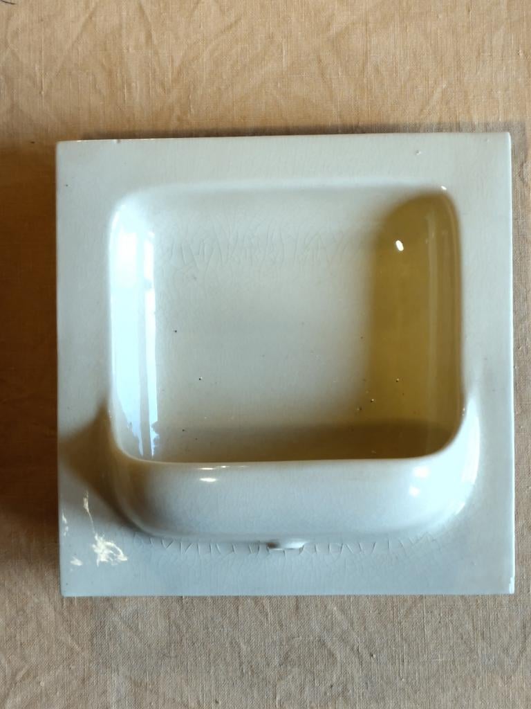 Vintage zeephouder, Huis en Inrichting, Ophalen of Verzenden, Zo goed als nieuw, Beige