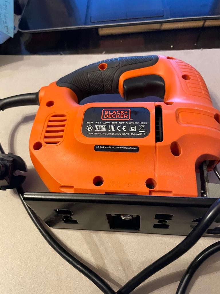 Wipzaag Black&decker (1xgebruikt=nieuw) !!!, Ophalen, Zo goed als nieuw