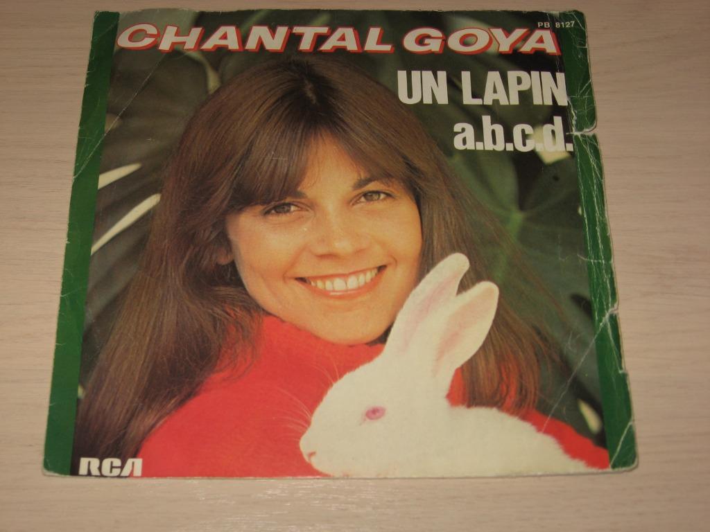 Disque vinyl 45 tours chantal goya un lapin, Enlèvement ou Envoi, Comme neuf, Musique