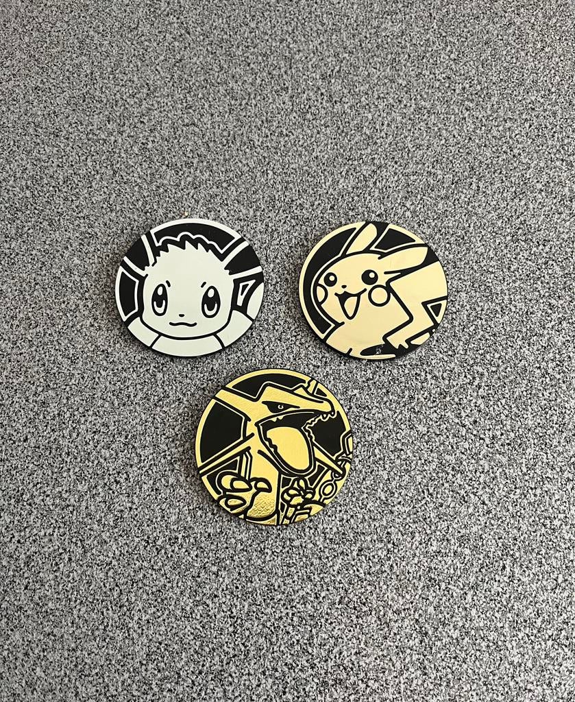 3 Pokémon munten, Hobby en Vrije tijd, Verzamelkaartspellen | Pokémon, Ophalen of Verzenden