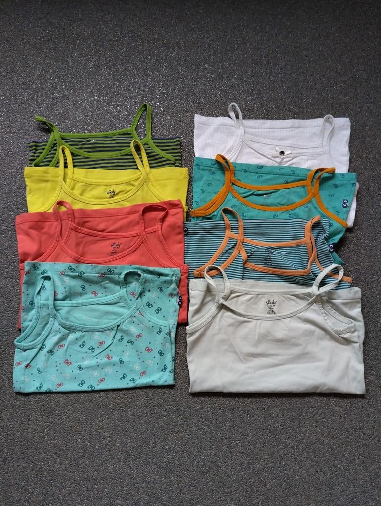 pakket Woody onderhemdjes maat 8 prima staat, Kinderen en Baby's, Kinderkleding | Maat 128, Nacht- of Onderkleding, Gebruikt, Meisje