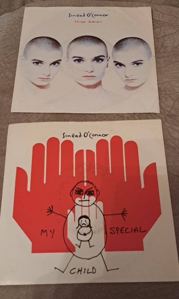 Sinead O'Connor - 2 singles, Gebruikt, 7 inch, Single, Ophalen of Verzenden
