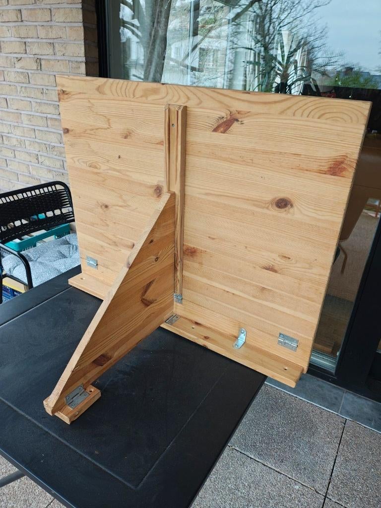 Table à manger IKEA - rabattable / fixation murale, Trois personnes, Enlèvement ou Envoi, Pin, 50 à 100 cm