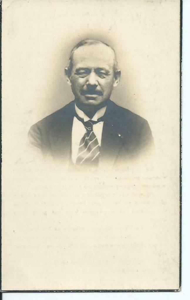 RP Albert De Beusscher Burgemeester van Sterrebeek, Verzamelen, Verzenden, Rouwkaart