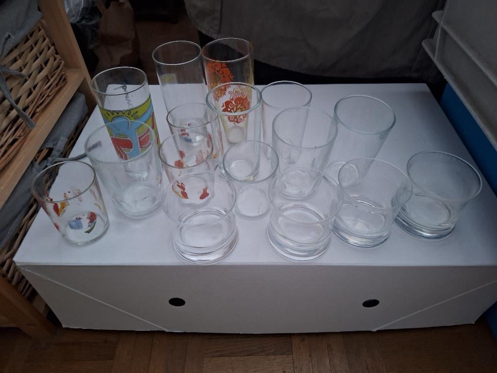 Glazen en bekers, Verzamelen, Ophalen, Gebruikt, Frisdrankglas