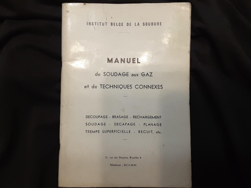 Handleiding voor gaslassen / Manuel de soudage aux gaz, Fran, Ophalen of Verzenden