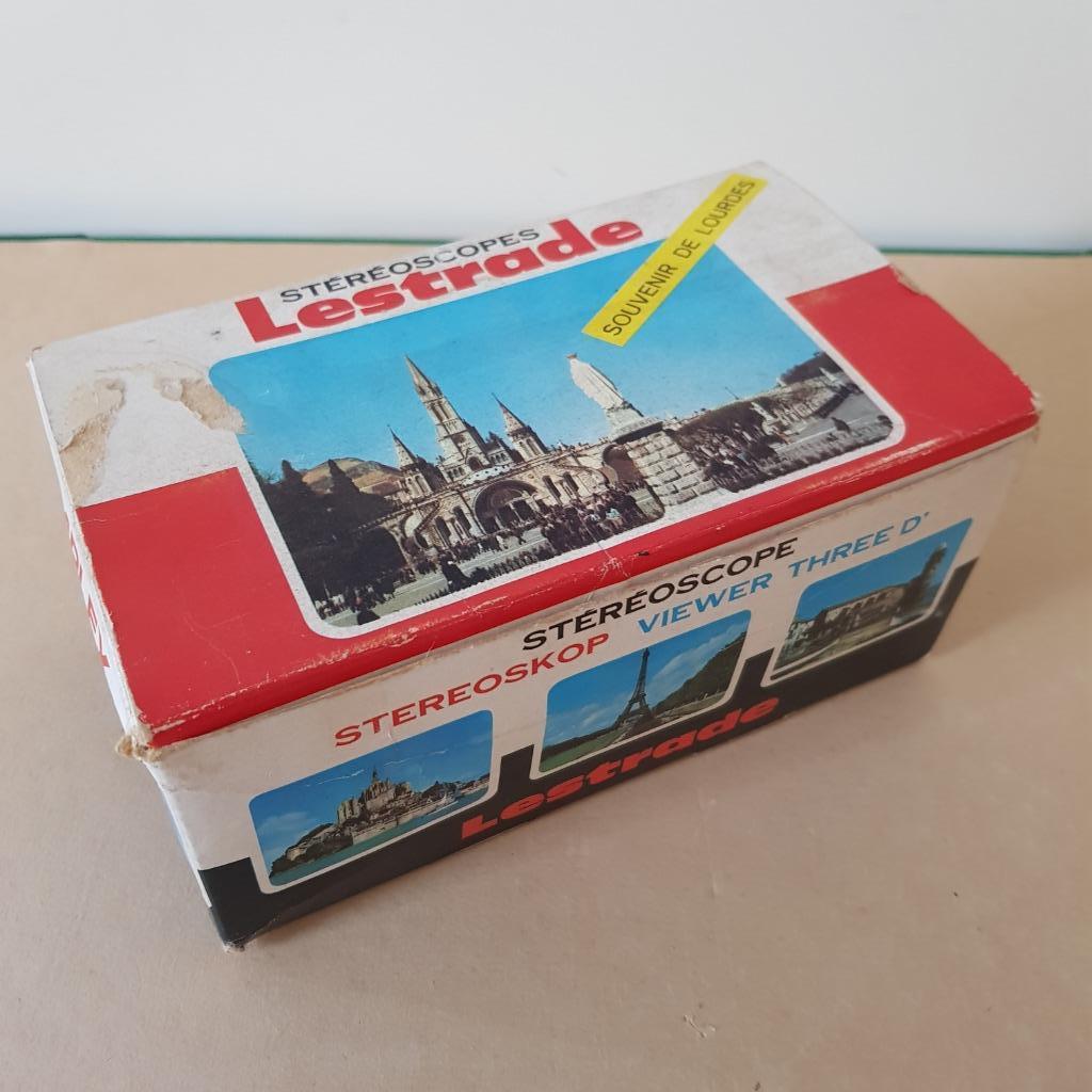 Stereoscoop Lestrade met 11 kaarten, Antiek en Kunst, Ophalen of Verzenden