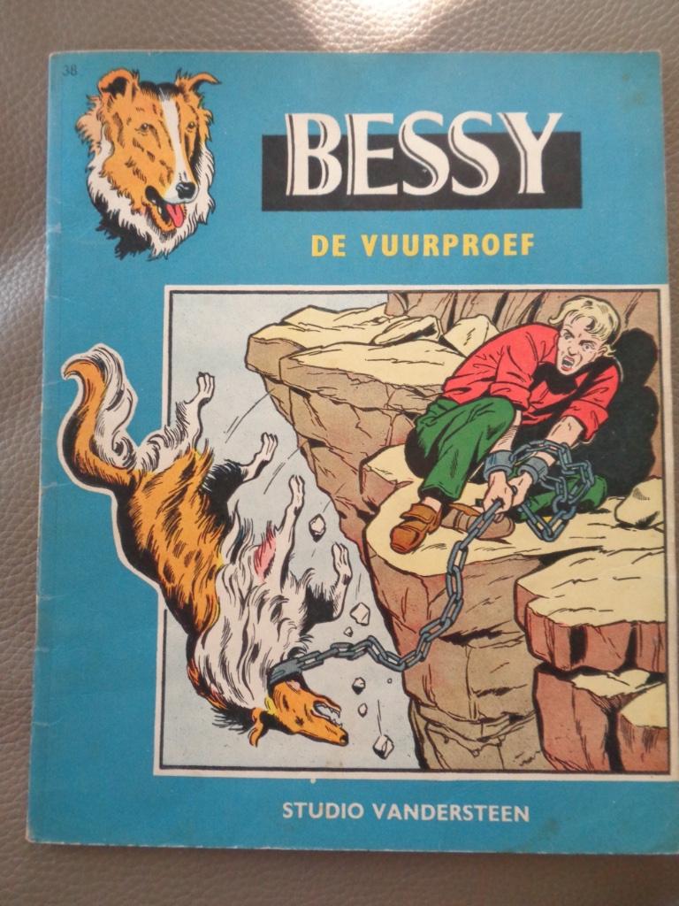 Bessy 38 - De Vuurproef - 1e dr. 1961, Livres, BD, Enlèvement ou Envoi