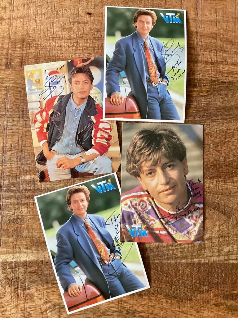 4 fotokaarten WILLY SOMMERS 🎶✍🏻, Verzamelen, Verzenden, Zo goed als nieuw