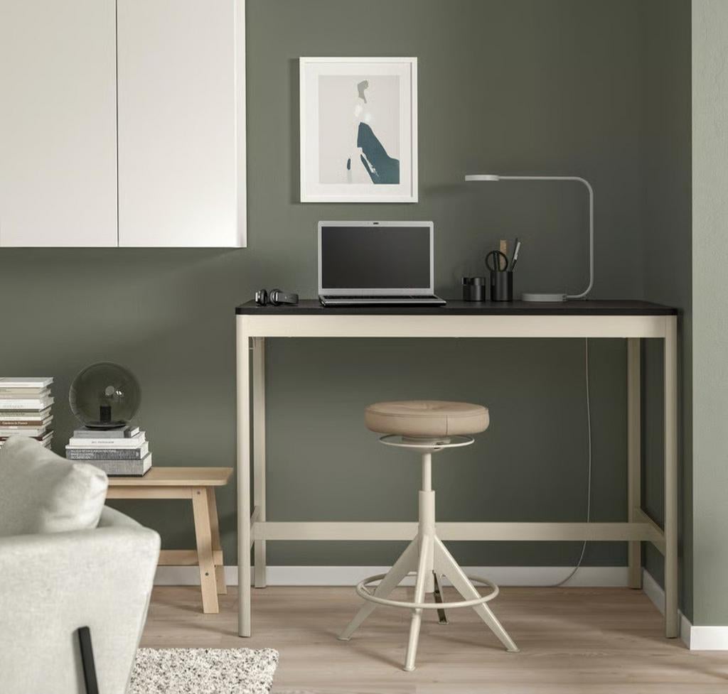 Table, marron/beige, 140x70x105 cm ikea new, Enlèvement, Neuf
