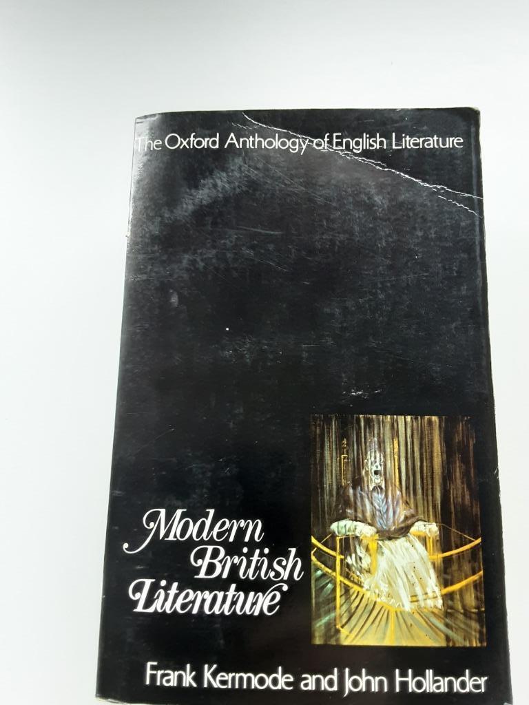 LIVRE ANTHOLOGIE LITTERATURE ANGLAISE, Enlèvement ou Envoi, Utilisé, FRANK KEMMODE, Belgique