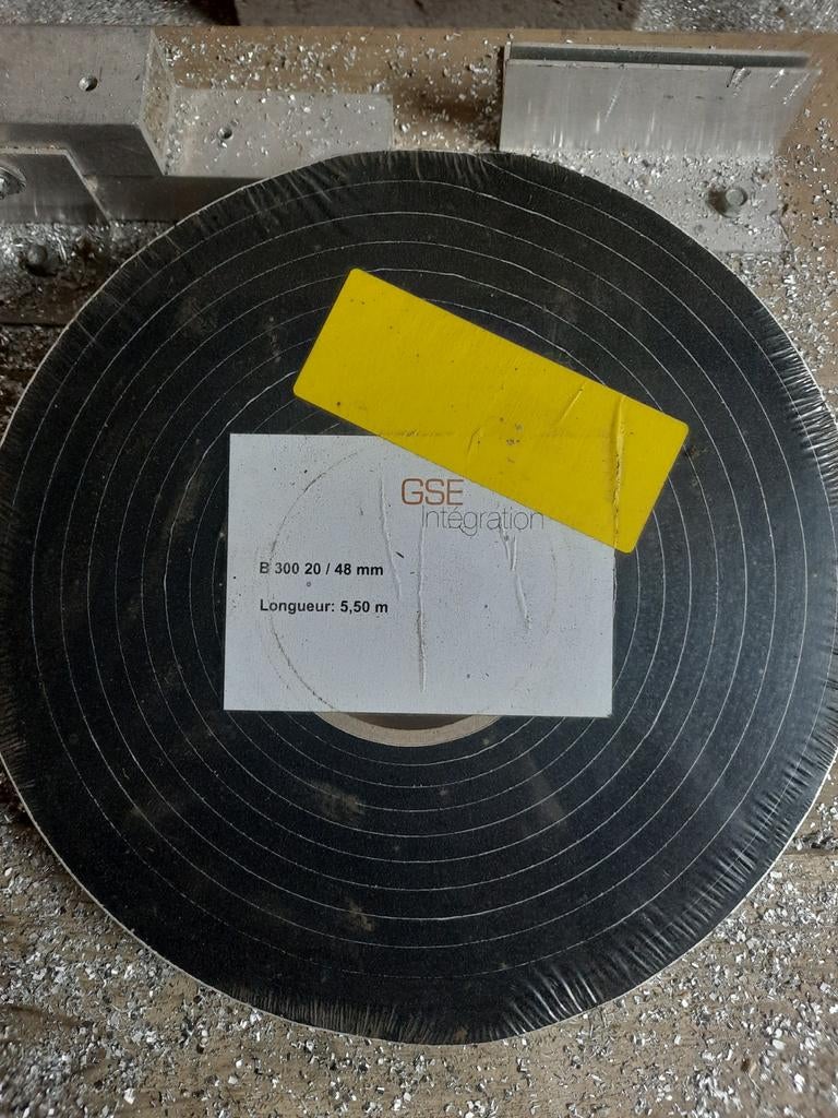 Zwelband GSE 20/48mm 5.3m 4 stuks, Bricolage & Construction, Châssis & Portes coulissantes, Neuf, Autres types, Autres matériaux