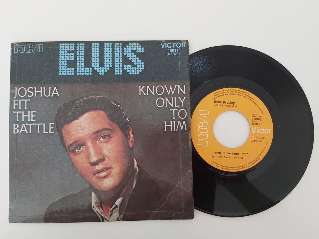Elvis Presley - joshua past in de strijd, 7 inch, Single, Ophalen of Verzenden, Zo goed als nieuw