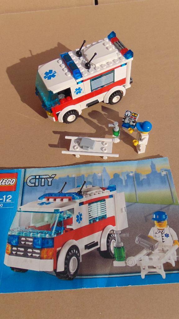 lego 7890 City : Hôpital : Ambulance, Enfants & Bébés, Enlèvement ou Envoi, Utilisé, Ensemble complet, Lego