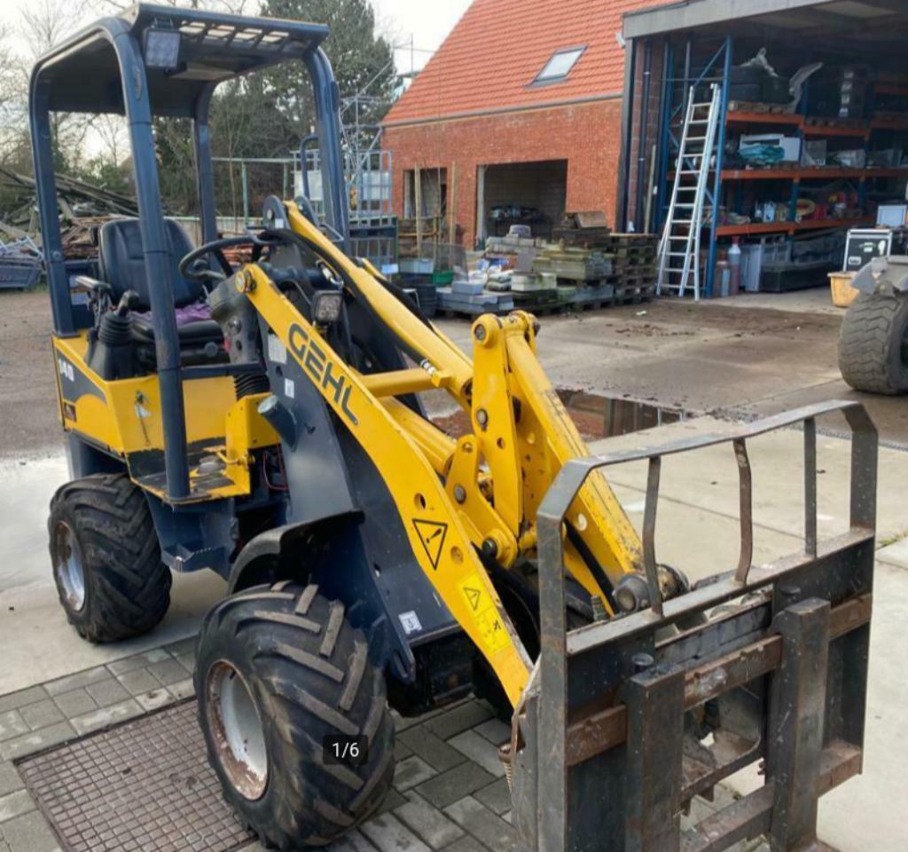 Kniklader, wiellader 1,7 ton te huur-huren, Ophalen