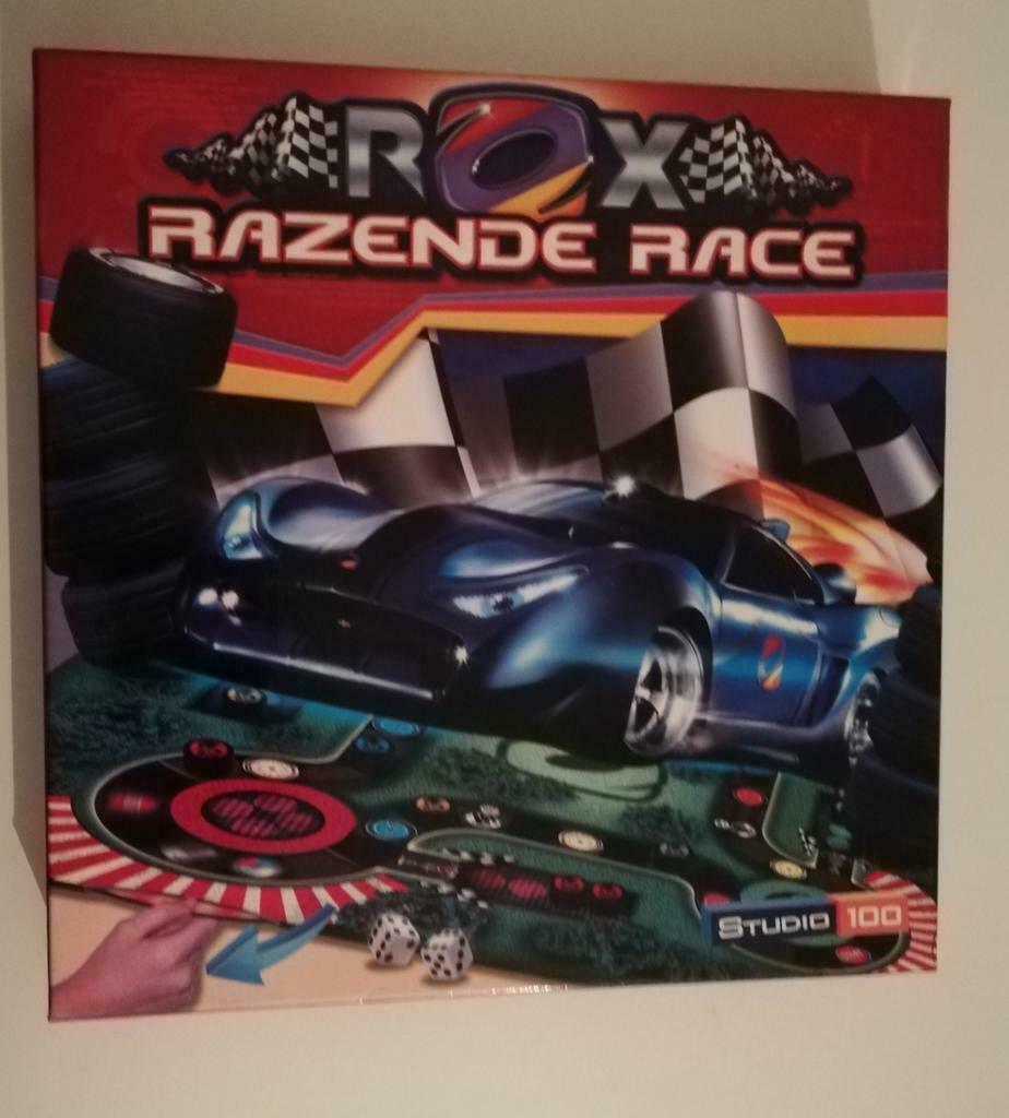 Spel razende race van Rox in heel goede staat., Ophalen of Verzenden, Zo goed als nieuw