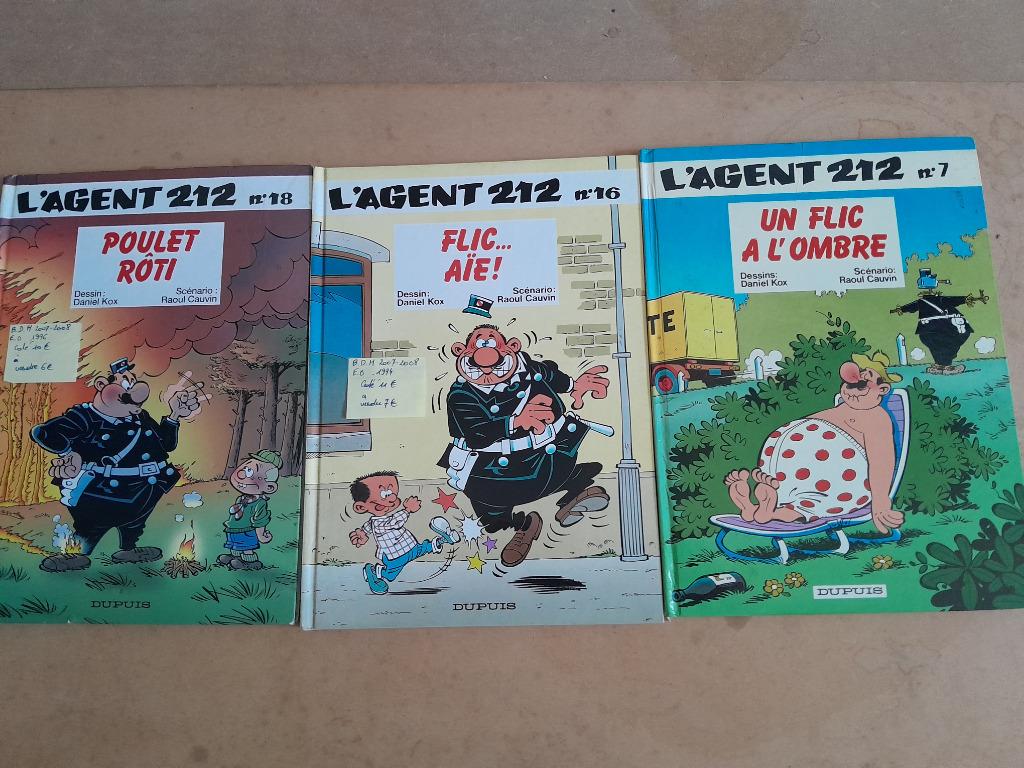 BD "L'agent 212 n7-16-18 Prix 15€/lot, Enlèvement