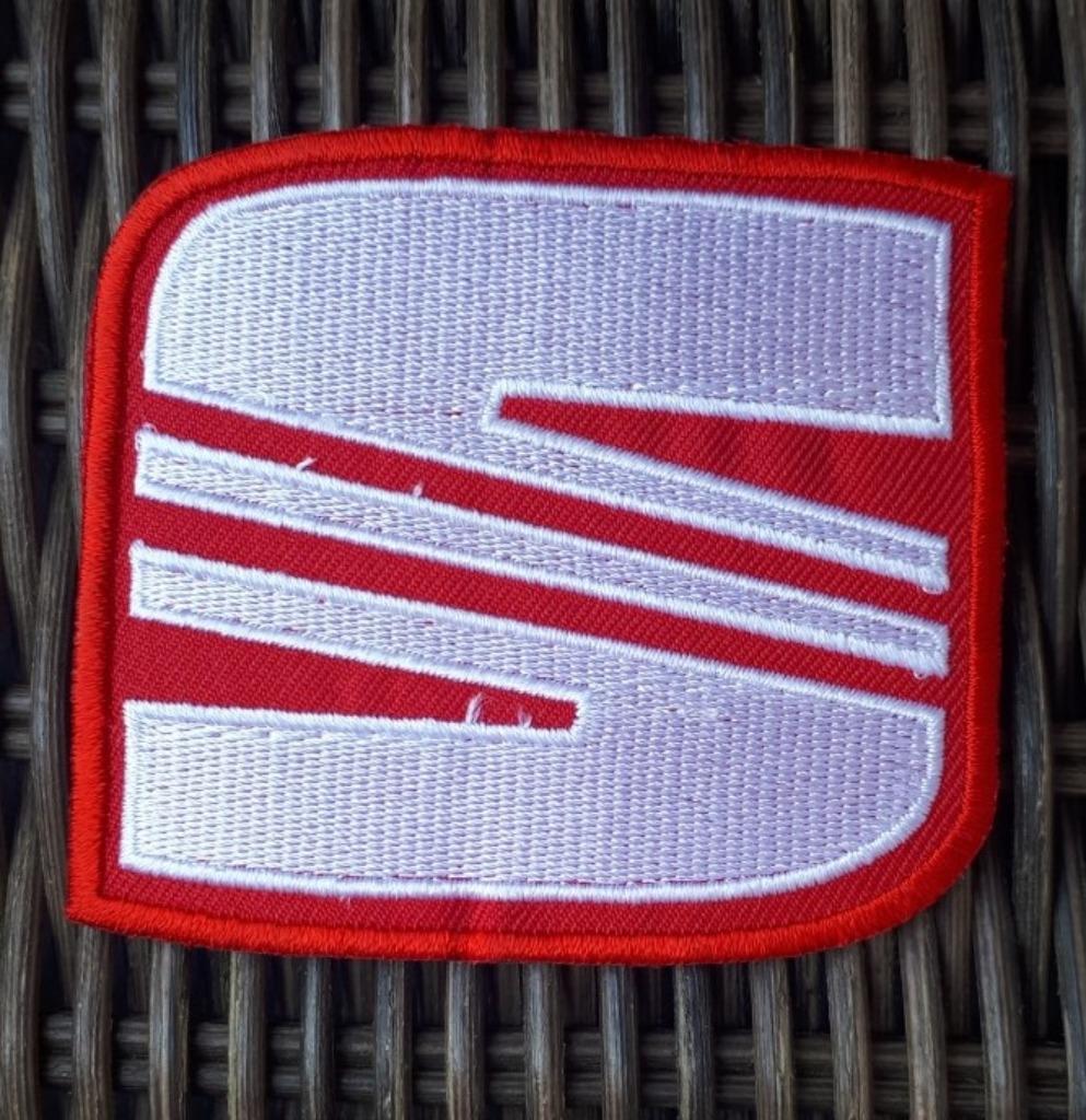 Seat auto strijk patch embleem logo - 72 x 66 mm, Ophalen of Verzenden, Nieuw, Hotfix patronen