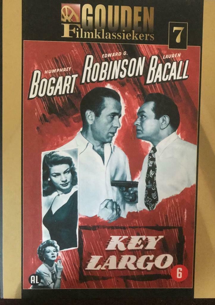 Key Largo, boek en DVD, Originele DVD, Vanaf 6 jaar, Ophalen of Verzenden, 1940 tot 1960