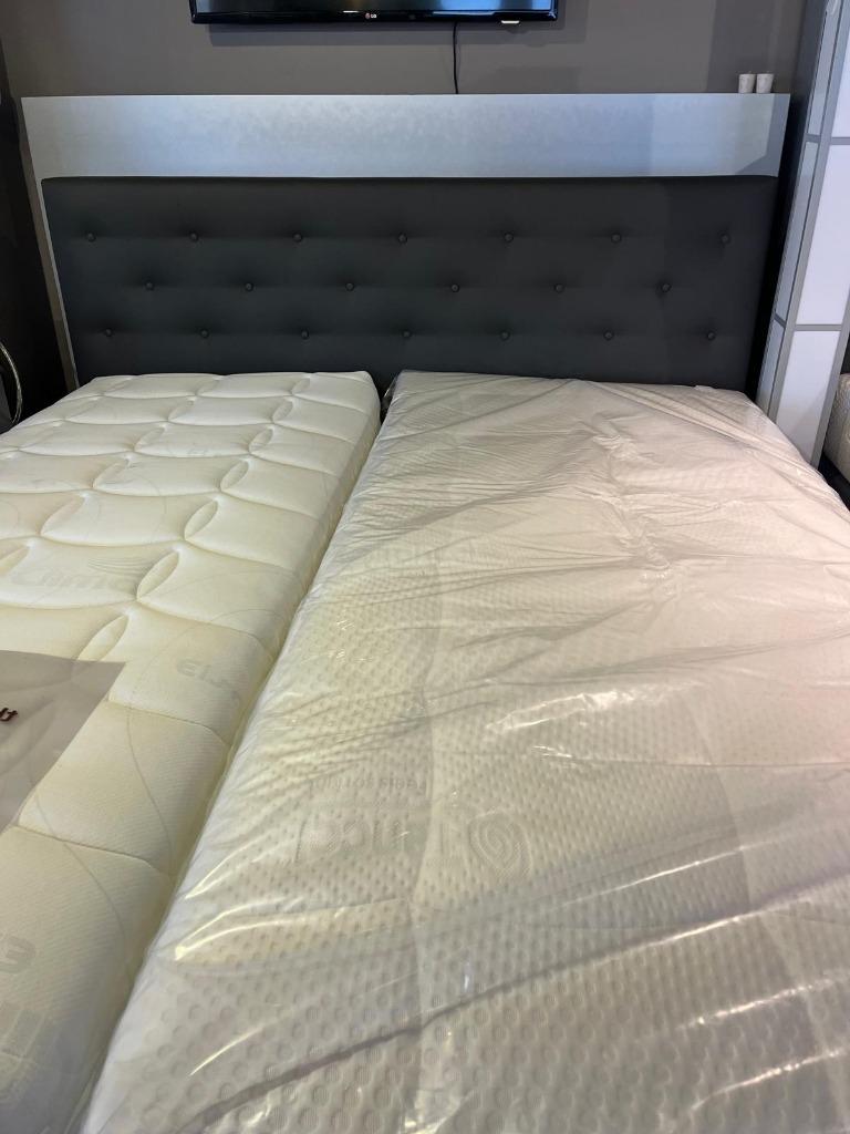 wegens showroom vernieuwing -40% extra, Huis en Inrichting, Ophalen of Verzenden, 180 cm, 200 cm, Grijs