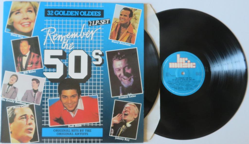 Various - Remember the 50's. Double Lp, Ophalen of Verzenden, Gebruikt, 12 inch, Rock en Metal