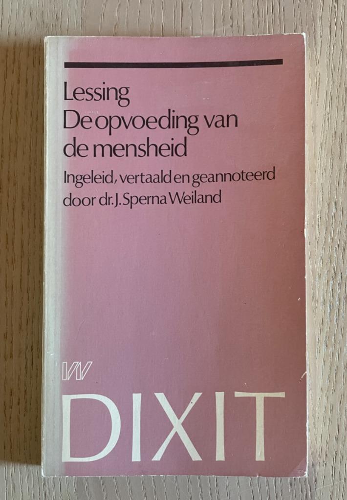 Lessing – De opvoeding van de mensheid., Boeken, Filosofie, Gelezen, Wijsbegeerte of Ethiek, Lessing, Ophalen of Verzenden