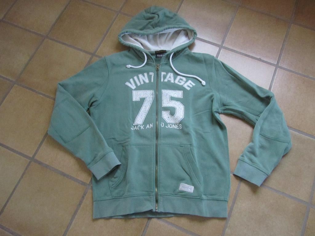Jack & Jones groen vest maat M, Kleding | Heren, Truien en Vesten, Maat 48/50 (M), Jack&Jones, Ophalen of Verzenden, Gedragen