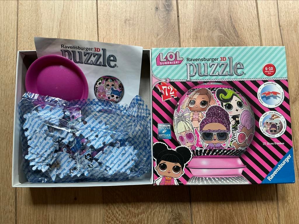 Puzzle 3D 6-10ans 72pcs nouveau, Enlèvement, Comme neuf