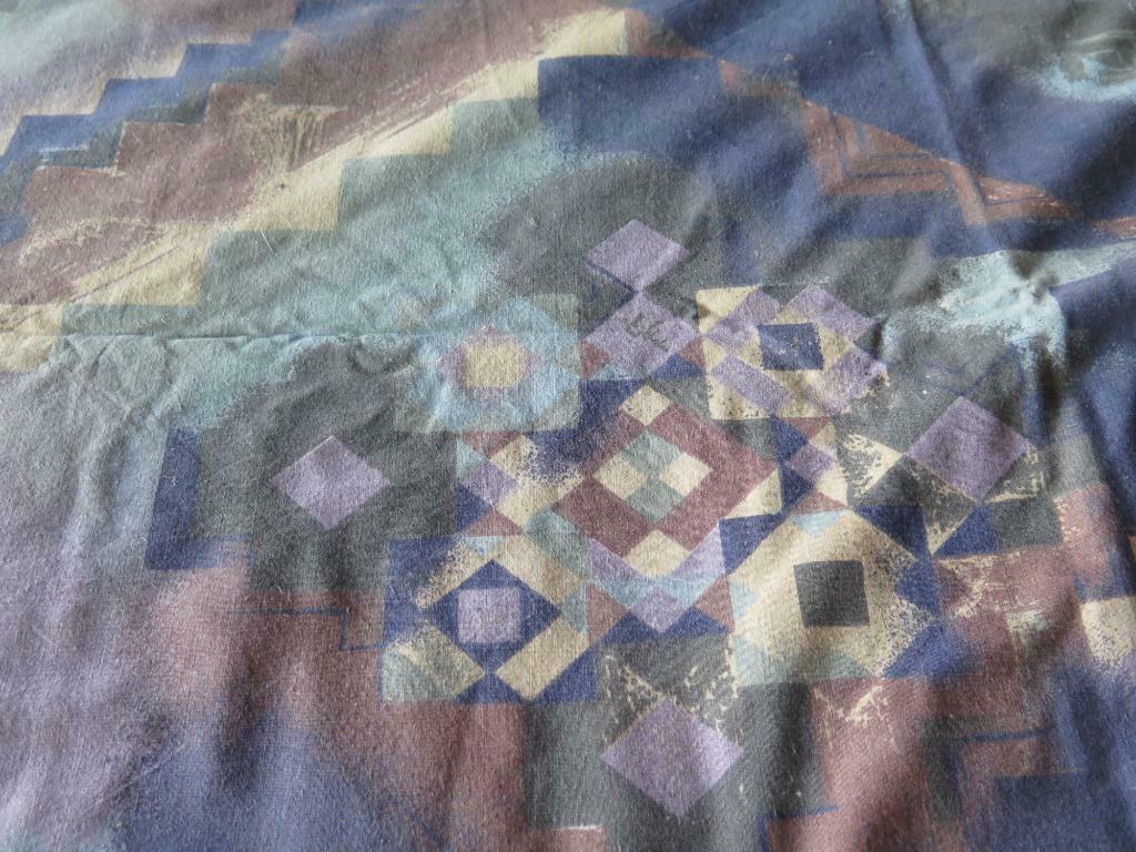 dekbedovertrek, Gebruikt, Blauw, Dekbedovertrek, Tweepersoons