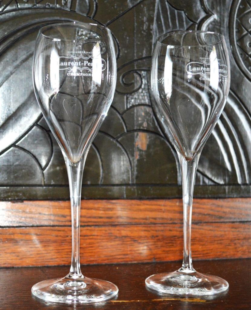 2 Laurent Perrier glazen, Verzamelen, Ophalen of Verzenden, Zo goed als nieuw, Overige typen