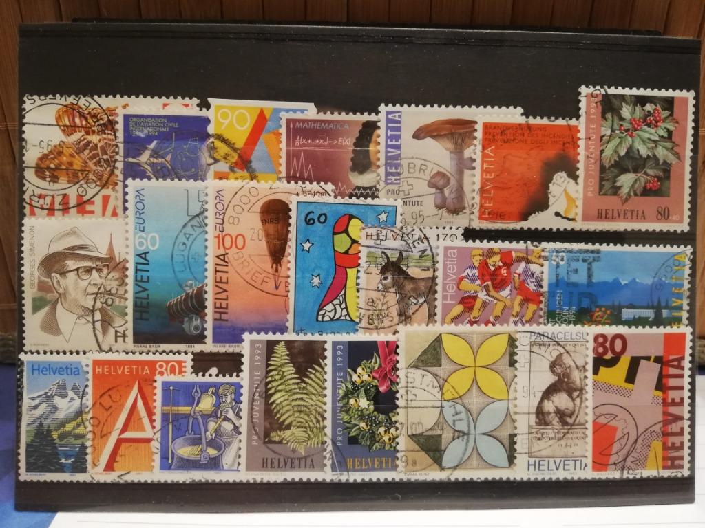 lot de timbres suisses oblmitérés, Timbres & Monnaies, Enlèvement ou Envoi, Affranchi