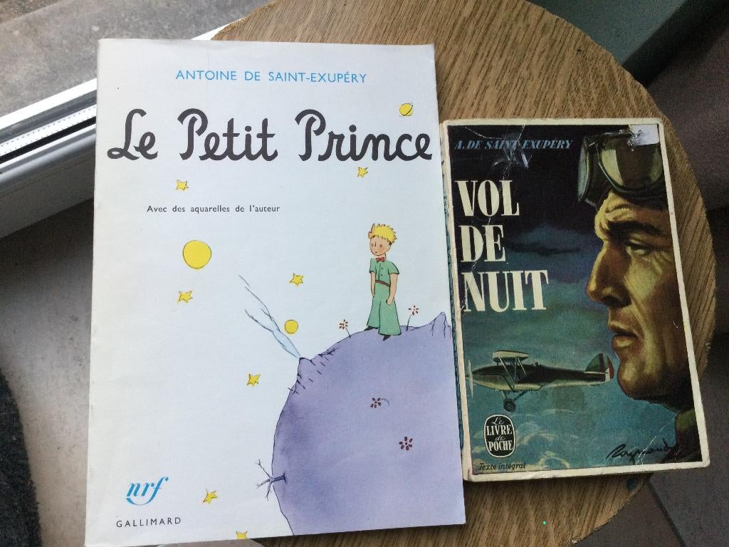 ST EXUPERY: „NACHTVLUCHT” 1931"'DE KLEINE PRINS"1946, Antiek en Kunst, Ophalen of Verzenden, ST EXUPERY