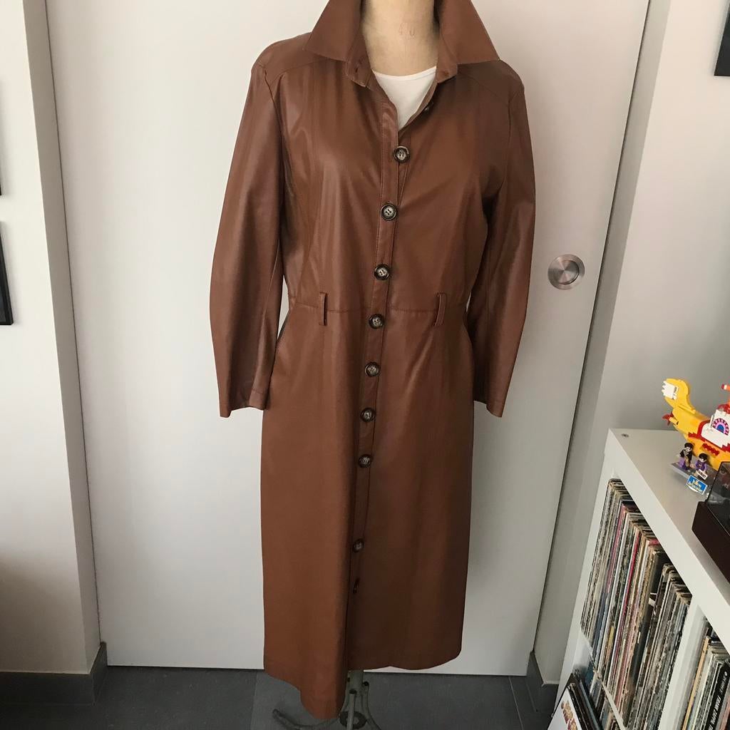 Eco lederen jurk van Haert Mind, maat 38, Kleding | Dames, Jurken, Ophalen of Verzenden, Zo goed als nieuw, Maat 38/40 (M)