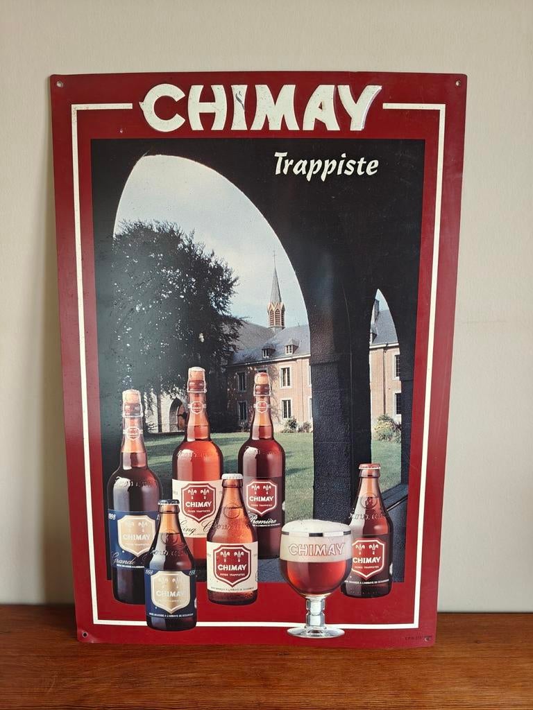 Chimay reclamebord, Collections, Enlèvement ou Envoi, Utilisé