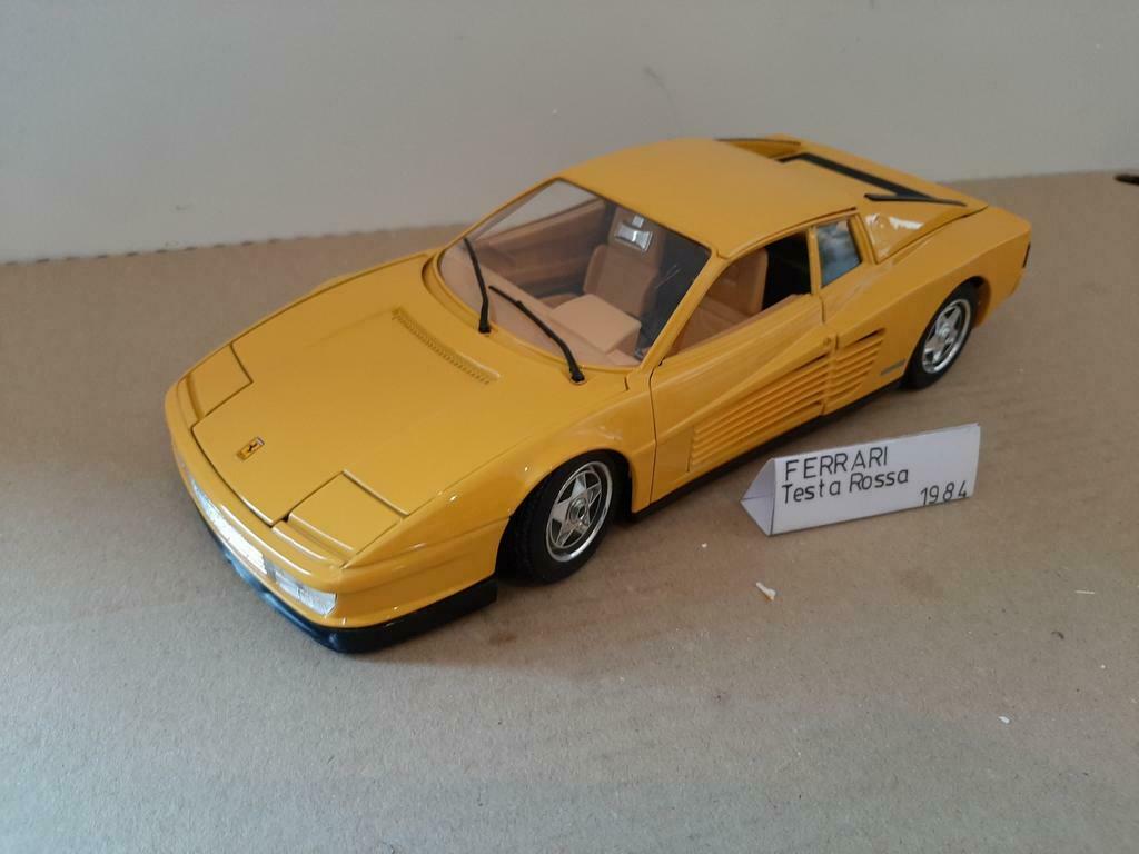 Ferrari Testa Rossa 1984 Burago sans boite, Enlèvement ou Envoi, Comme neuf
