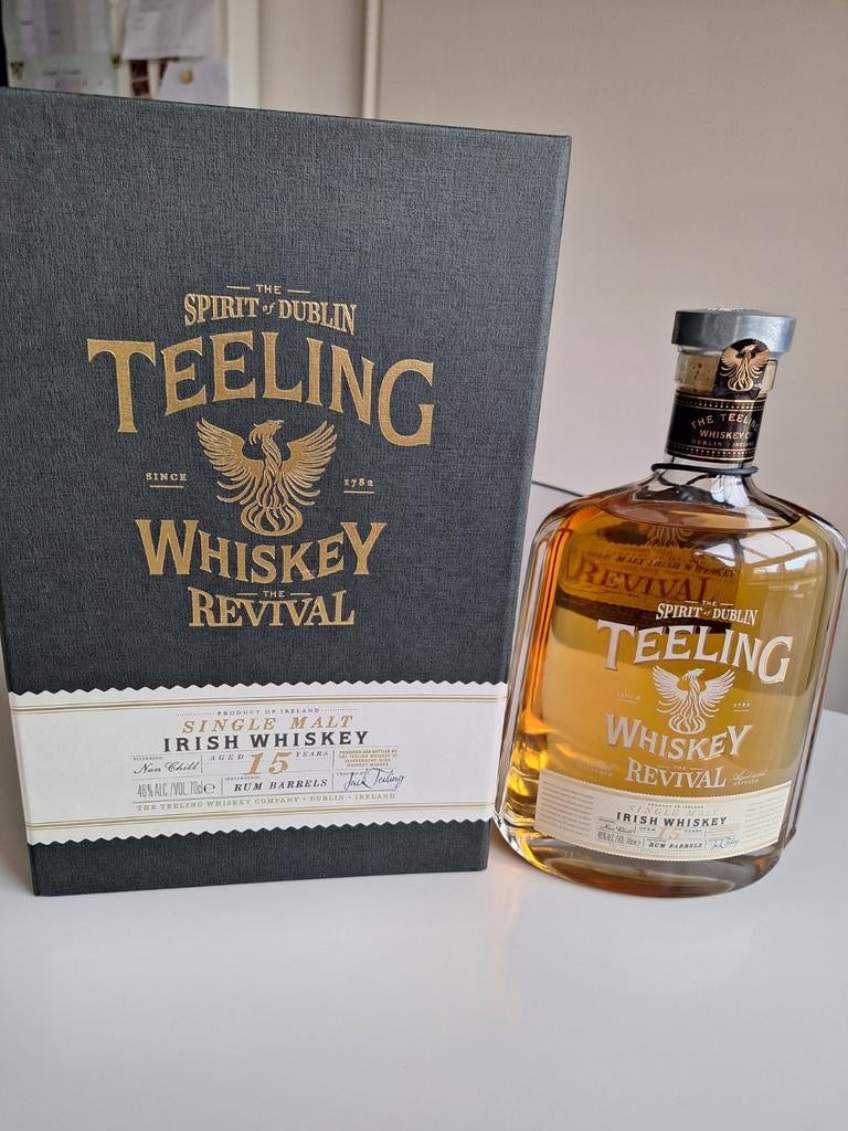 Teeling 15 revival rum barrels, Verzamelen, Wijnen, Ophalen of Verzenden