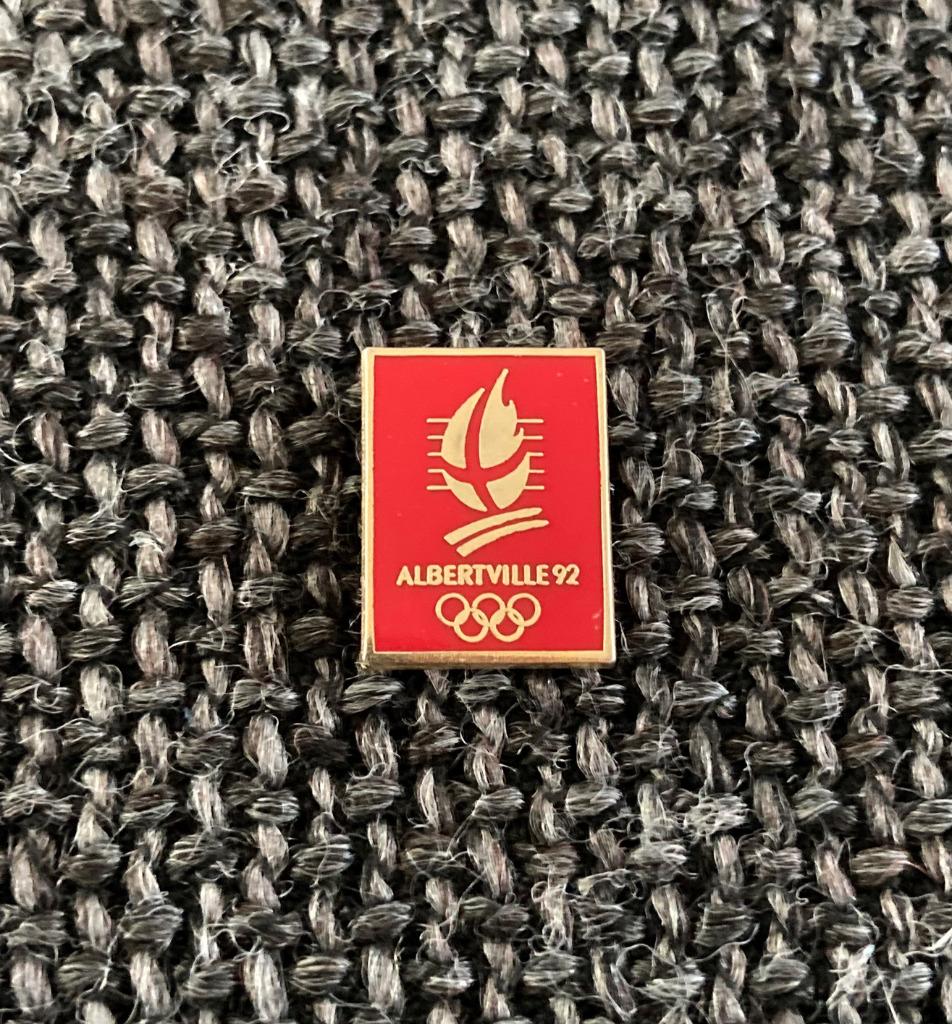 PIN - ALBERTVILLE 92 - OLYMPISCHE SPELEN - JEUX OLYMPIQUES, Verzenden, Gebruikt, Sport, Speldje of Pin
