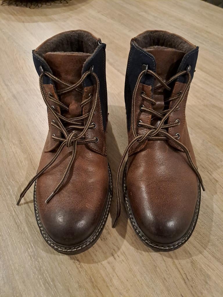 Chaussure montante en cuir pour homme, Bottes, Enlèvement ou Envoi, Brun, L