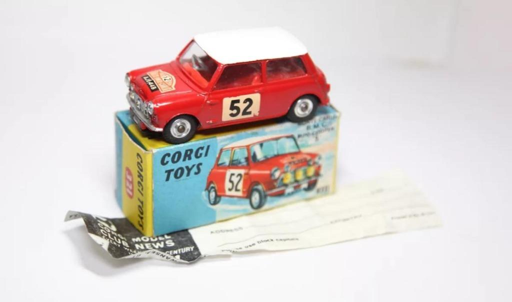 BMC Mini Cooper Rallye 1966 1/43 CORGI TOYS Etat NEUF+BOITE, Ophalen of Verzenden, Nieuw, Auto, Corgi